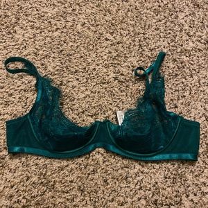 Green Lace Bra